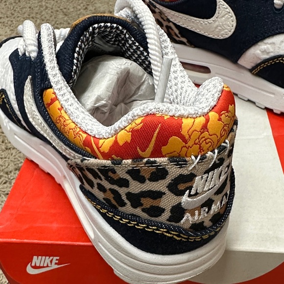 Nike Air Max 1 Premium ‘Denim Leopard’ Sneakers LIKE NEW! - Picture 13 of 13